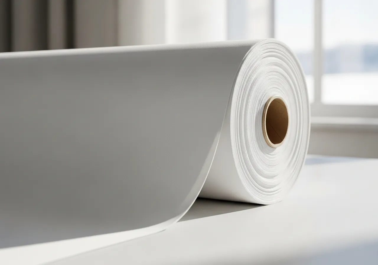 Arktinen Valkoinen verhokangas